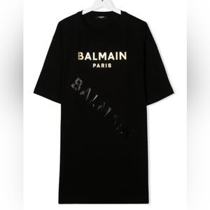 Balmain Kids
logo-print T-shirt dress